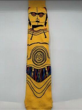 C-3PO Star Wars Men’s Crew Socks Size 6-12. 1 pair